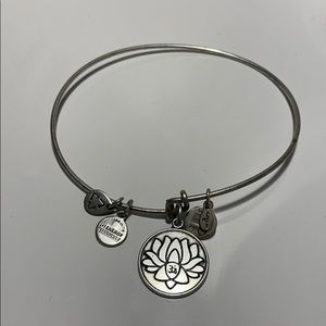 Alex and Ani Flower Charm Bracelet